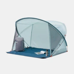 Quechua Abri à Arceaux De Camping - 4 Places - Arpenaz 4P -Célèbre Camping Magasin abri a arceaux de camping 4 places arpenaz 4p 2