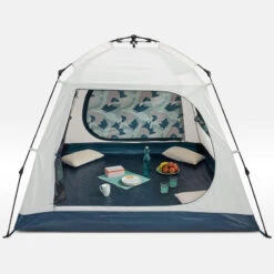 Quechua Abri De Camping 4 Places - Base Easy Fresh - Polyvalent, Instantané à Arceaux -Célèbre Camping Magasin abri de camping 4 places base easy fresh polyvalent instantane a arceaux 2