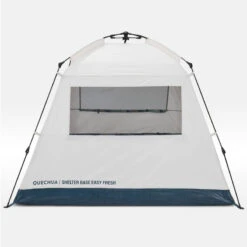 Quechua Abri De Camping 4 Places - Base Easy Fresh - Polyvalent, Instantané à Arceaux -Célèbre Camping Magasin abri de camping 4 places base easy fresh polyvalent instantane a arceaux 4