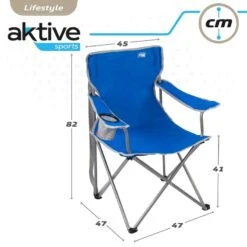 AKTIVE - Chaise De Camping Avec Porte-Gobelet -Célèbre Camping Magasin aktive chaise de camping avec porte gobelet 5