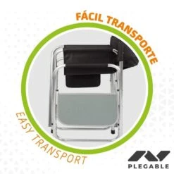 AKTIVE - Chaise Pliante Avec Table Amovible -Célèbre Camping Magasin aktive chaise pliante avec table amovible 3