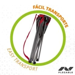 AKTIVE - Chaise Pliante Camping 64,50x49,50x82 Cm, Gris Foncé Et Rouge -Célèbre Camping Magasin aktive chaise pliante camping 6450x4950x82 cm gris fonce et rouge 3