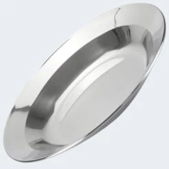 Assiette Creuse De Camping Inox | Diamètre Env. 22 - 24 Cm | 1 Assiette -Célèbre Camping Magasin assiette creuse de camping inox diametre env 22 24 cm 1 assiette 2