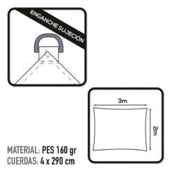 Auvent Rectangulaire En Polyester Aktive Garden Coloris Blanc -Célèbre Camping Magasin auvent rectangulaire en polyester aktive garden coloris blanc 2