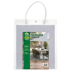 Auvent Triangulaire En Polyester Aktive Garden Coloris Blanc -Célèbre Camping Magasin auvent triangulaire en polyester aktive garden coloris blanc 3