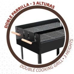 Barbecue Au Charbon De Bois Portable Aktive Double Grill -Célèbre Camping Magasin barbecue au charbon de bois portable aktive double grill 2
