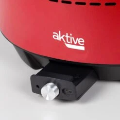 Barbecue De Table Sans Fumée Rond Rouge 2 En 1 Ø34 Cm Aktive -Célèbre Camping Magasin barbecue de table sans fumee rond rouge 2 en 1 o34 cm aktive 4