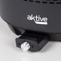 Barbecue Rond Noir Sans Fumée 2 En 1 Ø34 Cm Aktive -Célèbre Camping Magasin barbecue rond noir sans fumee 2 en 1 o34 cm aktive 4