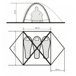 Borzhava 3 Alu - Tente Légère - 3 Personnes - Jaune -Célèbre Camping Magasin borzhava 3 alu tente legere 3 personnes jaune 4