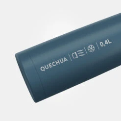 Quechua Bouteille Isotherme Inox 0,4L Avec Gobelet Pour La Randonnée - Bleu -Célèbre Camping Magasin bouteille isotherme inox 04l avec gobelet pour la randonnee bleu 2
