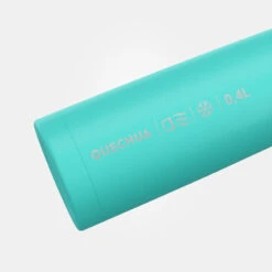 Quechua Bouteille Isotherme Inox 0,4L Avec Gobelet Pour La Randonnée - Turquoise -Célèbre Camping Magasin bouteille isotherme inox 04l avec gobelet pour la randonnee turquoise 2