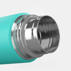 Quechua Bouteille Isotherme Inox 0,4L Avec Gobelet Pour La Randonnée - Turquoise -Célèbre Camping Magasin bouteille isotherme inox 04l avec gobelet pour la randonnee turquoise 6