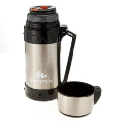 Quechua Bouteille Isotherme Inox 1,5L Avec Gobelet Pour La Randonnée -Célèbre Camping Magasin bouteille isotherme inox 15l avec gobelet pour la randonnee 4