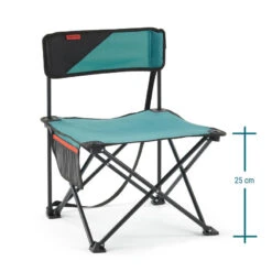 Quechua CHAISE BASSE PLIANTE DE CAMPING MH100 Bleue -Célèbre Camping Magasin chaise basse pliante de camping mh100 bleue 3