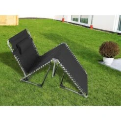 Chaise Longue Torget - Transat - Bain De Soleil 190x60x30 Cm - 150 Kg - Pliable -Célèbre Camping Magasin chaise longue torget transat bain de soleil 190x60x30 cm 150 kg pliable 3