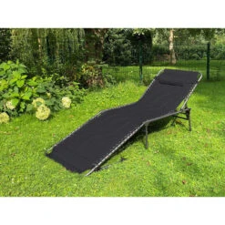 Chaise Longue Torget - Transat - Bain De Soleil 190x60x30 Cm - 150 Kg - Pliable -Célèbre Camping Magasin chaise longue torget transat bain de soleil 190x60x30 cm 150 kg pliable 4