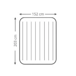 Intex Classic Downy - Lit Gonflable - 203x152x25cm - Compris Les Accessoires -Célèbre Camping Magasin classic downy lit gonflable 203x152x25cm compris les accessoires 3