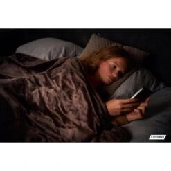 Couverture Électrique Luvego Avec Polaire/Sherpa - Brun Foncé -Célèbre Camping Magasin couverture electrique luvego avec polairesherpa brun fonce 6