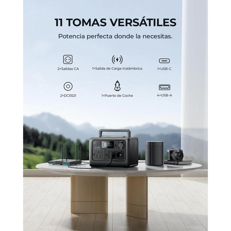 Générateur Solaire BLUETTI EB55 Avec Panneau Solaire PV120S Pour Camping 3 Générateur Solaire BLUETTI EB55 Avec Panneau Solaire PV120S Pour Camping – Image 3