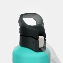 Quechua Gourde Alu 1L Avec Bouchon à Ouverture Rapide Pour La Randonnée - Vert -Célèbre Camping Magasin gourde alu 1l avec bouchon a ouverture rapide pour la randonnee vert 4