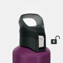 Quechua Gourde Alu 1L Avec Bouchon à Ouverture Rapide Pour La Randonnée - Violet 14 Quechua Gourde Alu 1L Avec Bouchon à Ouverture Rapide Pour La Randonnée - Violet -Célèbre Camping Magasin gourde alu 1l avec bouchon a ouverture rapide pour la randonnee violet 4