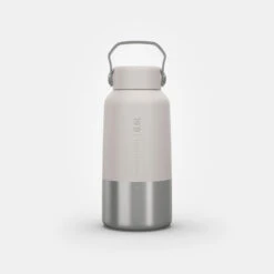 Quechua Gourde Inox 0,6L Avec Bouchon à Vis Pour La Randonnée - Blanc -Célèbre Camping Magasin gourde inox 06l avec bouchon a vis pour la randonnee blanc 9
