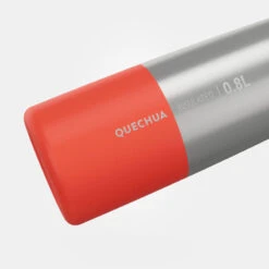 Quechua Gourde Isotherme Inox 0,8L Bouchon à Ouverture Rapide Pour La Randonnée - Rouge -Célèbre Camping Magasin gourde isotherme inox 08l bouchon a ouverture rapide pour la randonnee rouge 2