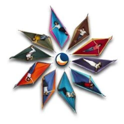 TICKET TO THE MOON Hamac King SizeAqua / Gris Foncé -Célèbre Camping Magasin hamac king sizeaqua gris fonce 2