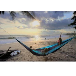 TICKET TO THE MOON Hamac King SizeAqua / Gris Foncé -Célèbre Camping Magasin hamac king sizeaqua gris fonce 4