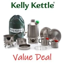 Kelly Kettle Kit Ultime 'Scout' - Acier Inoxydable NOUVEAU -Célèbre Camping Magasin kelly kettle kit ultime scout acier inoxydable nouveau 2