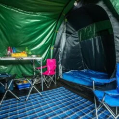 Regatta Kivu Tente De Camping Pour 4 Adultes - Vert -Célèbre Camping Magasin kivu tente de camping pour 4 adultes vert 2