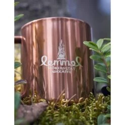 Lemmel Mug Isolé à Double Paroi - Acier Inoxydable/Cuivre - Logo Lemmel -Célèbre Camping Magasin lemmel mug isole a double paroi acier inoxydablecuivre logo lemmel 3