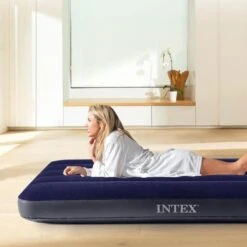 Matelas Gonflable - Intex Classic Downy -1 Personne - 76x191x25 Cm (BxLxH) 12 Matelas Gonflable - Intex Classic Downy -1 Personne - 76x191x25 Cm (BxLxH) -Célèbre Camping Magasin matelas gonflable intex classic downy 1 personne 76x191x25 cm bxlxh 5