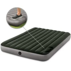 Matelas Gonflable - Intex Downy -2 Personnes - 152x203x25 Cm (BxLxH) -Célèbre Camping Magasin matelas gonflable intex downy 2 personnes 152x203x25 cm bxlxh 4