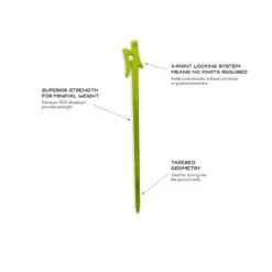 Nemo Equipment Airpin Tent Pegs - 4 Pièces -Célèbre Camping Magasin nemo equipment airpin tent pegs 4 pieces 4