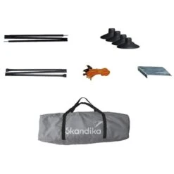 Paravent De Camping Bora - Brise-Vue - 6,0 X 1,4 M - Résistant Au Vent - Gris -Célèbre Camping Magasin paravent de camping bora brise vue 60 x 14 m resistant au vent gris 6