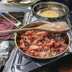 Pathfinder Poêle à Frire Pliable En Acier Inoxydable Avec Couvercle -Célèbre Camping Magasin pathfinder poele a frire pliable en acier inoxydable avec couvercle 3