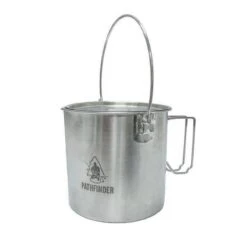 Pathfinder Pot En Acier Inoxydable Avec Couvercle (1,9 L) -Célèbre Camping Magasin pathfinder pot en acier inoxydable avec couvercle 19 l 2