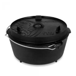 Petromax Dutch Oven FT12-12QT - Avec Pieds -Célèbre Camping Magasin petromax dutch oven ft12 12qt avec pieds 4