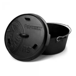 Petromax Dutch Oven FT9-9QT (Sans Pieds) Set - Poêle + Levier De Couvercle + -Célèbre Camping Magasin petromax dutch oven ft9 9qt sans pieds set poele levier de couvercle 3