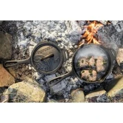 Petromax KR1 Poêle En Fonte Avec Couvercle (1 Litre) -Célèbre Camping Magasin petromax kr1 poele en fonte avec couvercle 1 litre 2