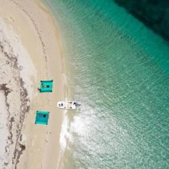 TICKET TO THE MOON Picnic Blanket Emerald / Green -Célèbre Camping Magasin picnic blanket emerald green 2