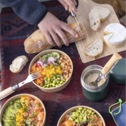 Set Complet Opinel Picnic+ - Opinel N°8 + Embouts Cuillère Et Fourchette -Célèbre Camping Magasin set complet opinel picnic opinel n8 embouts cuillere et fourchette 4