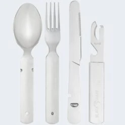 Set De Couverts De Camping & Assiette Creuse Inox | 4 Personnes -Célèbre Camping Magasin set de couverts de camping and assiette creuse inox 4 personnes 4