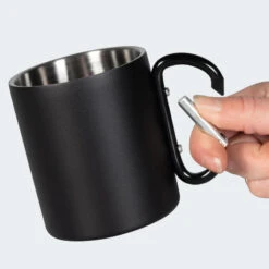 Set De Couverts De Camping & Tasse Thermique à Mousqueton | 4 Personnes -Célèbre Camping Magasin set de couverts de camping and tasse thermique a mousqueton 4 personnes 4