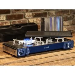Set Réchaud à Gaz 2 Feux - Skandika Brann - Camping - Allumage Piezo - Mallette -Célèbre Camping Magasin set rechaud a gaz 2 feux skandika brann camping allumage piezo mallette 5