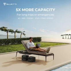 Station Électrique Portable BLUETTI AC60+B80+PV200,IP65 Générateur Solaire -Célèbre Camping Magasin station electrique portable bluetti ac60b80pv200ip65 generateur solaire 4