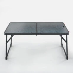 Quechua TABLE BASSE PLIANTE DE CAMPING - MH100 - GRISE -Célèbre Camping Magasin table basse pliante de camping mh100 grise 2