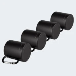 Tasse Thermique De Camping 300 Ml | Mousqueton | Acier Inoxydable | 4 Gobelets -Célèbre Camping Magasin tasse thermique de camping 300 ml mousqueton acier inoxydable 4 gobelets 4