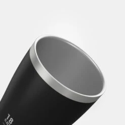 Quechua Tasse / Verre MH500 Isotherme (double Paroi Inox) Camp Du Randonneur 0,5L Noir -Célèbre Camping Magasin tasse verre mh500 isotherme double paroi inox camp du randonneur 05l noir 2